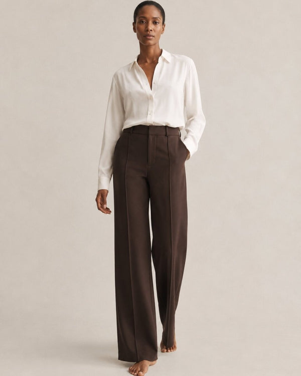 Pantalon Fluide à Jambe Large Haven