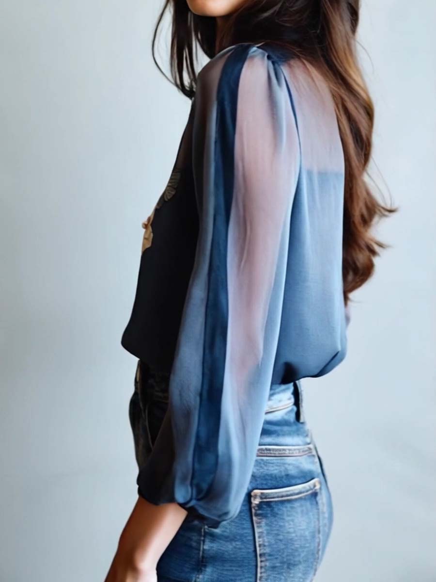 Blouse Femme Florale Boho Chic Melly