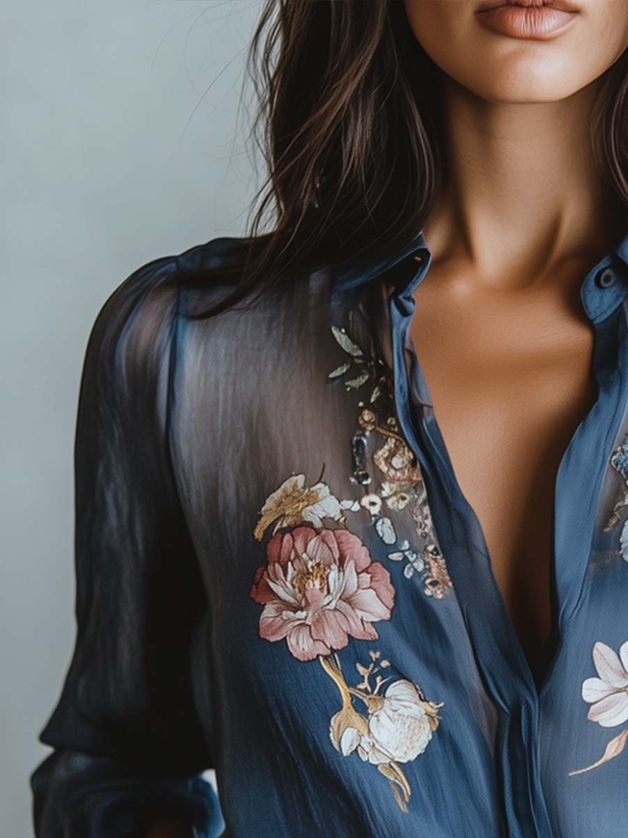 Blouse Femme Florale Boho Chic Melly