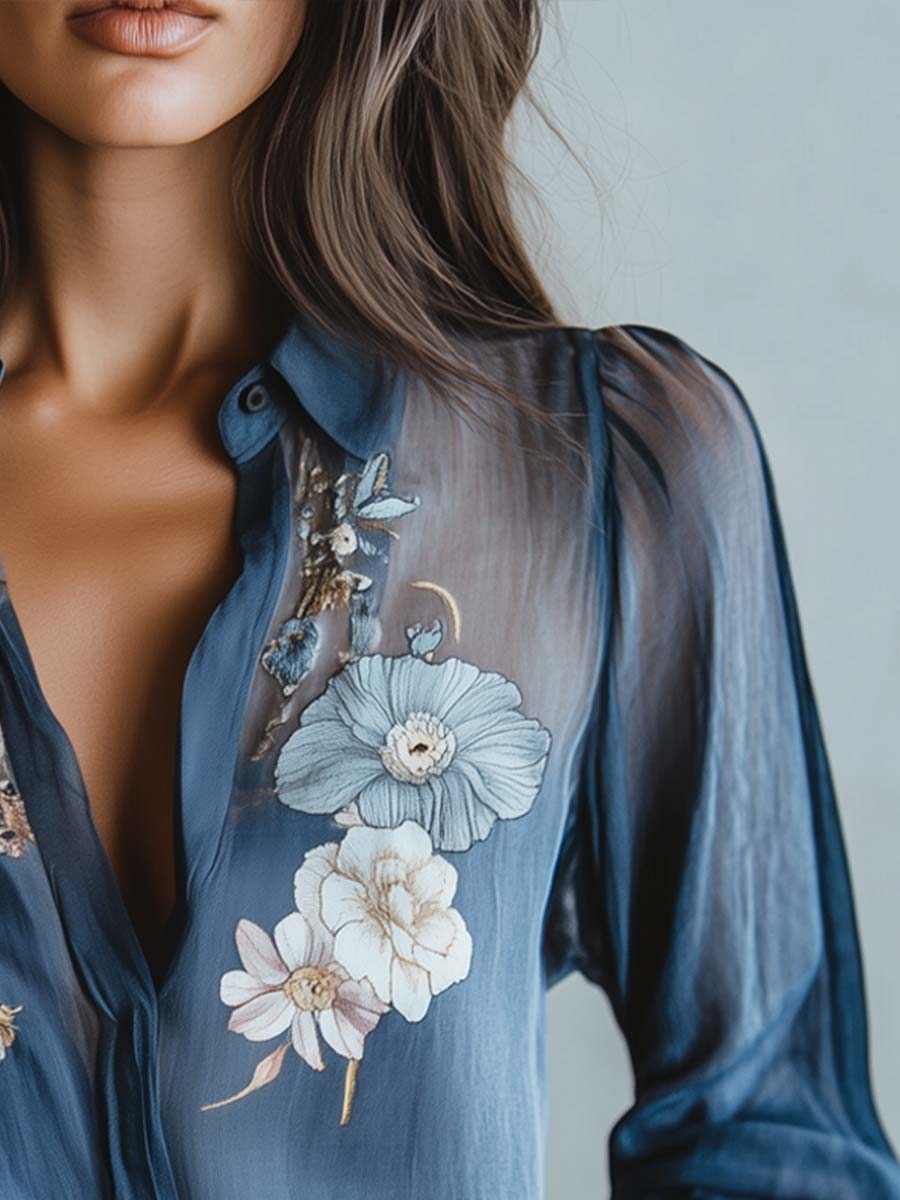 Blouse Femme Florale Boho Chic Melly
