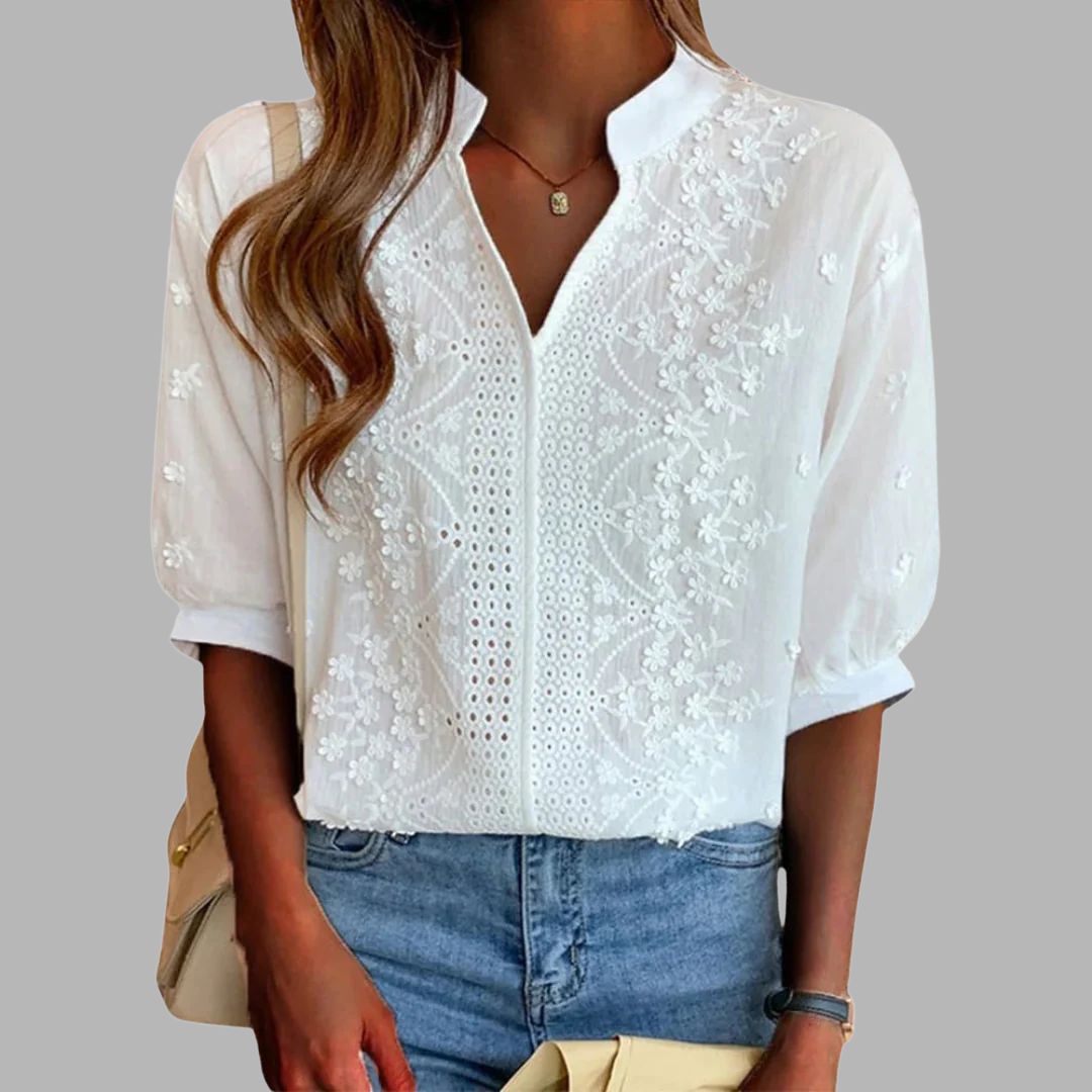 Blouse Manches Bouffantes Ella
