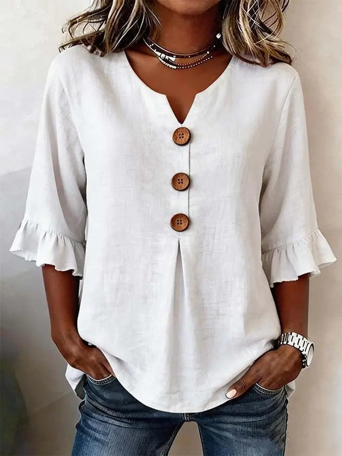 Élégante Blouse Romantique Stefania