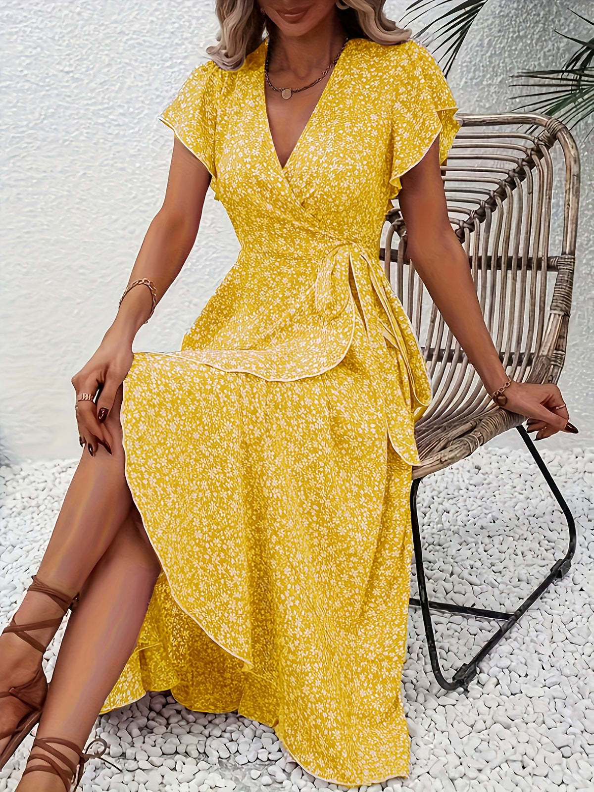 Robe Élégante Fleurie Camille