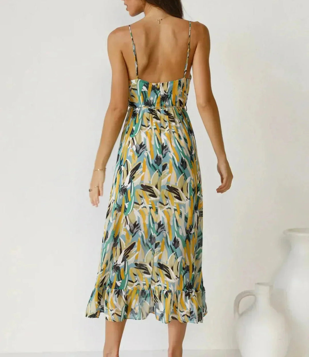 Robe Midi Éclat Coloré