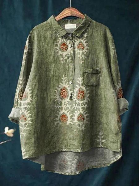 Blouse Florale Élégante Lila
