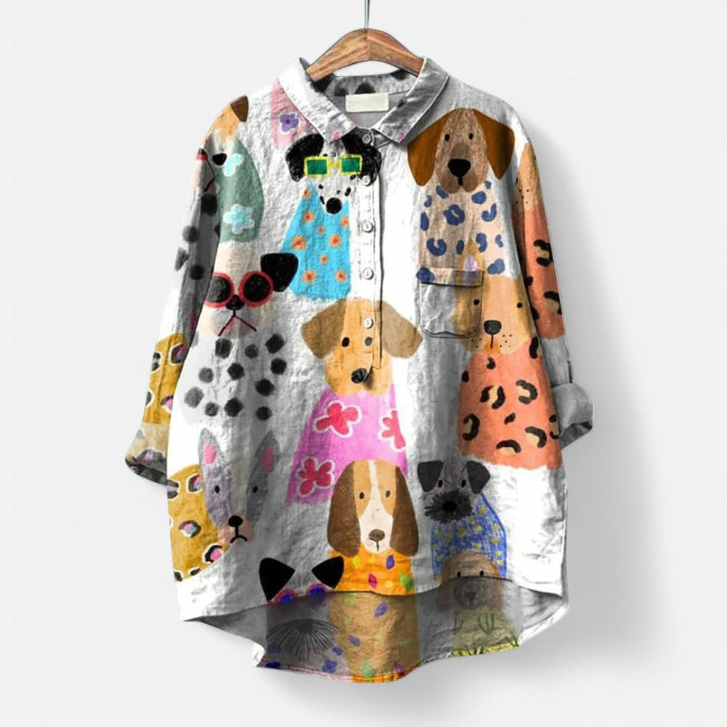 Frida - Élégante Blouse Artistique