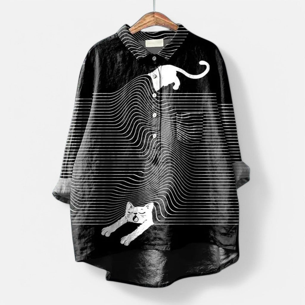 Frida - Élégante Blouse Artistique