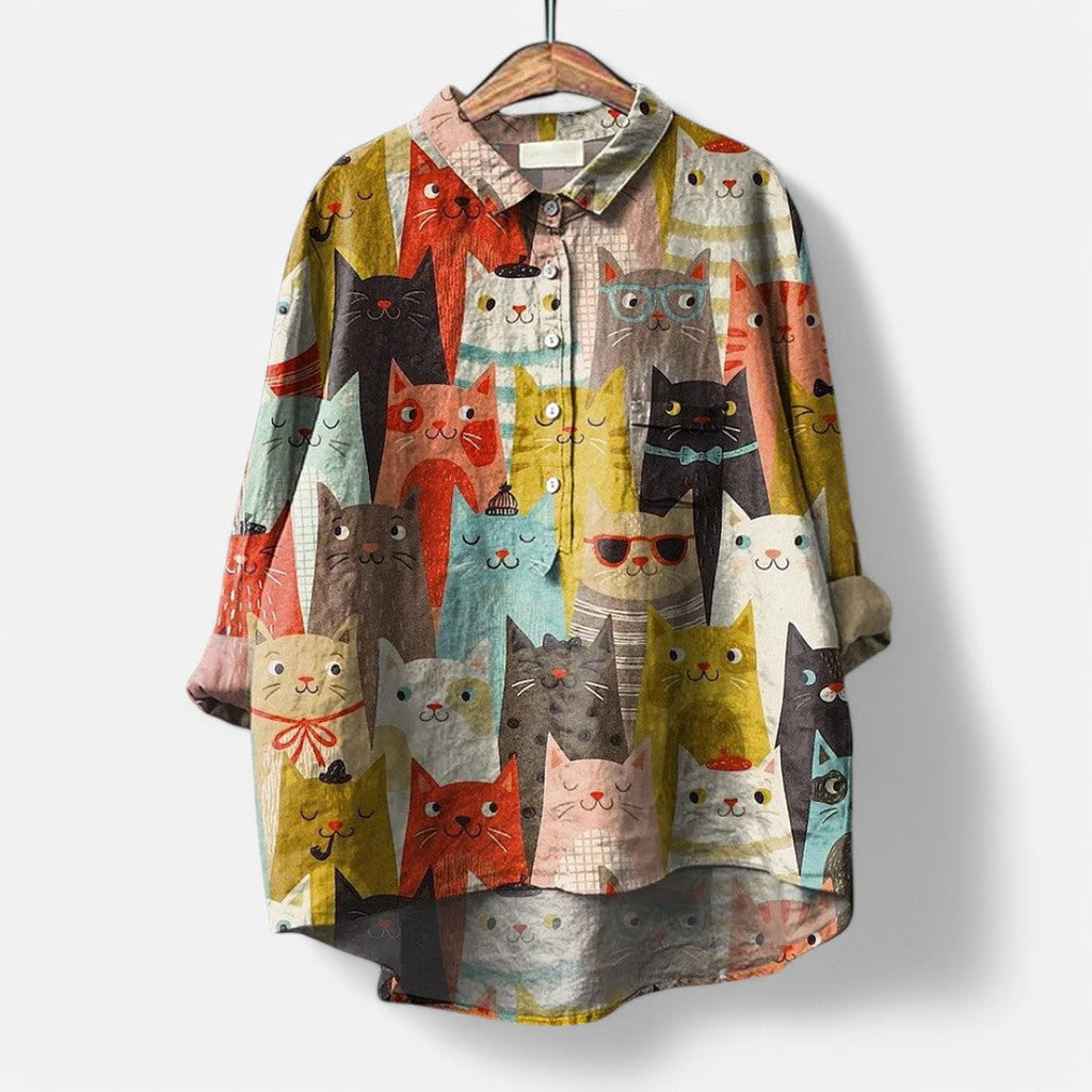 Frida - Élégante Blouse Artistique