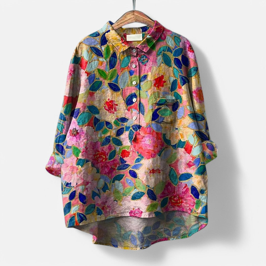 Frida - Élégante Blouse Artistique