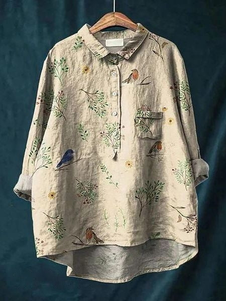 Blouse Florale Élégante Lila
