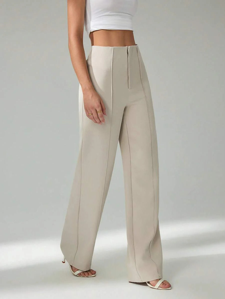 Pantalon Colette — Pantalon Fluide Élégant à Jambes Larges
