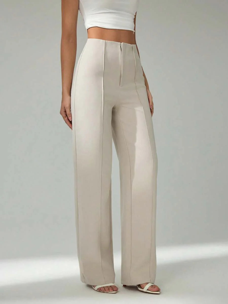 Pantalon Colette — Pantalon Fluide Élégant à Jambes Larges