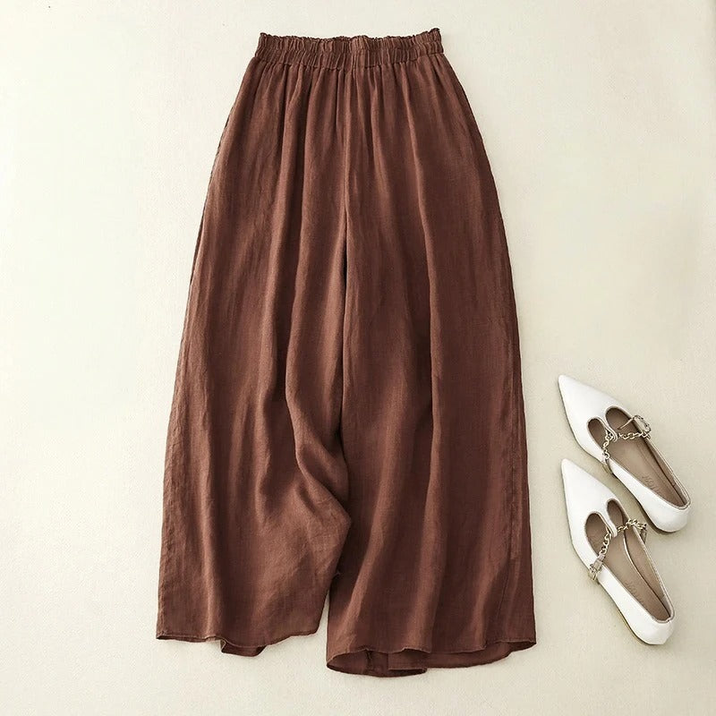 Pantalon en Lin Élégant