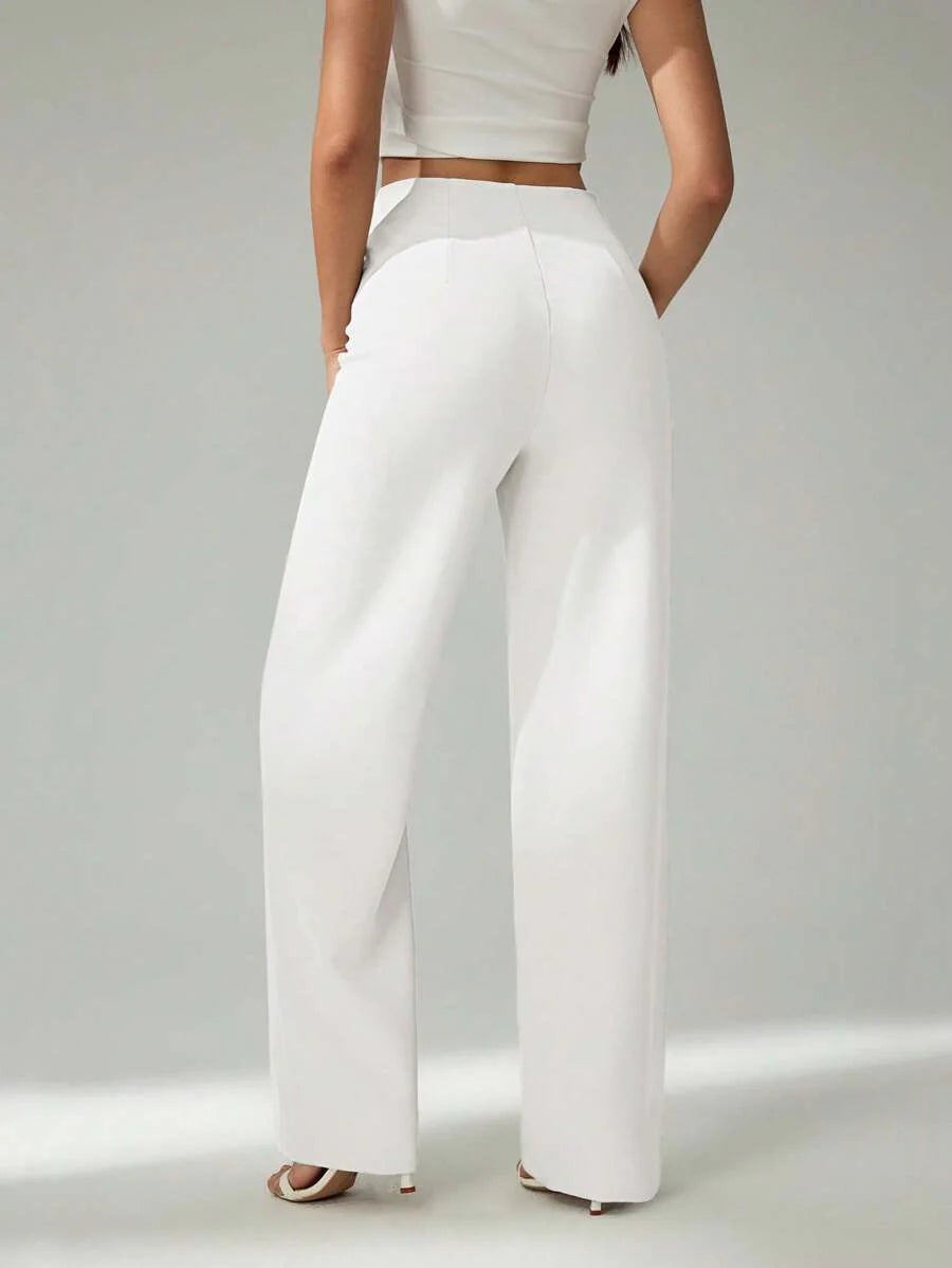 Pantalon Colette — Pantalon Fluide Élégant à Jambes Larges