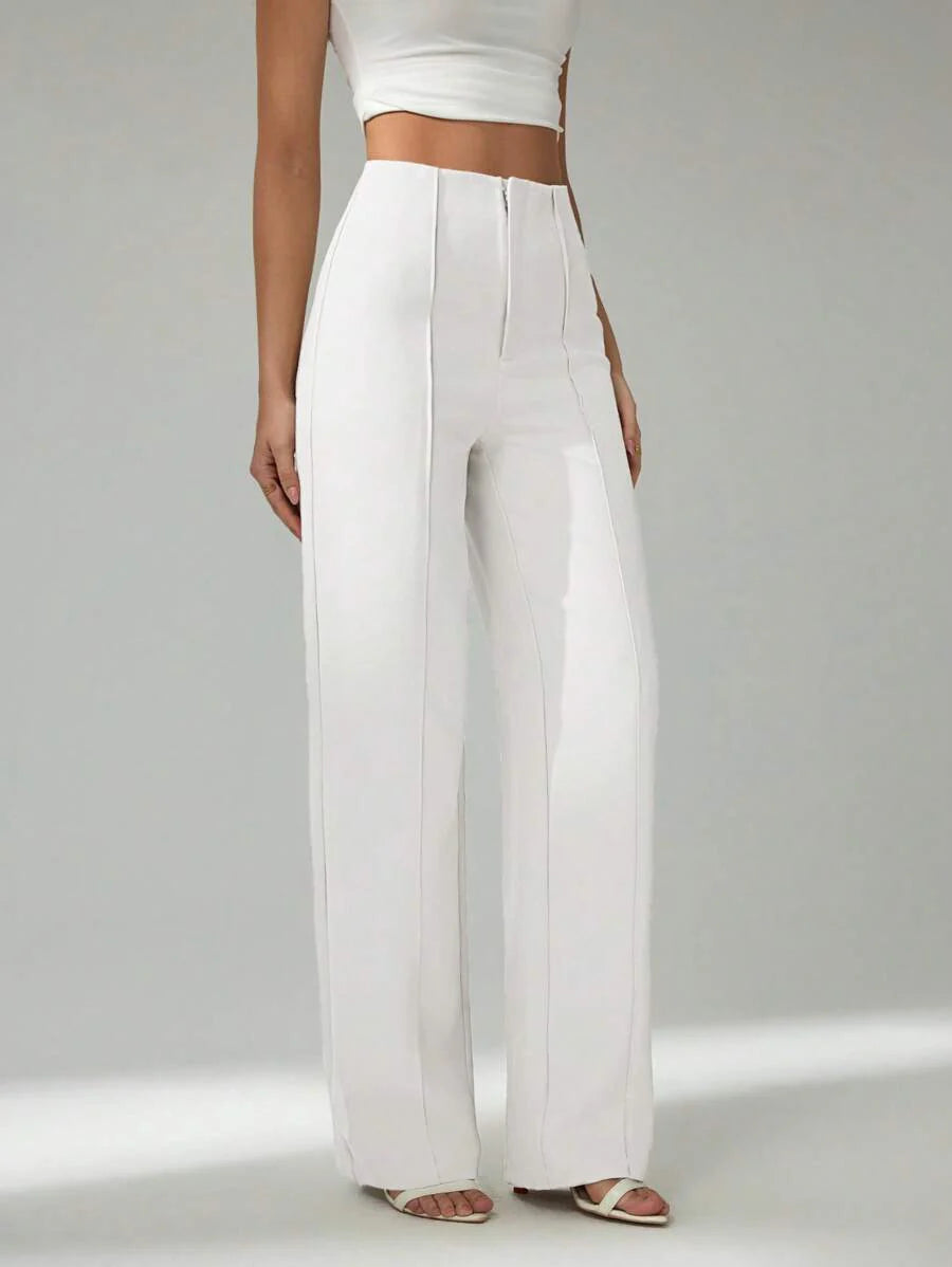 Pantalon Colette — Pantalon Fluide Élégant à Jambes Larges