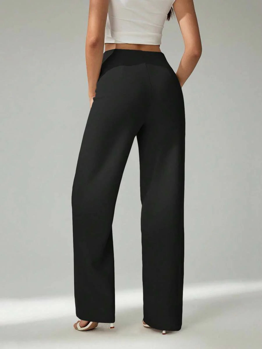 Pantalon Colette — Pantalon Fluide Élégant à Jambes Larges