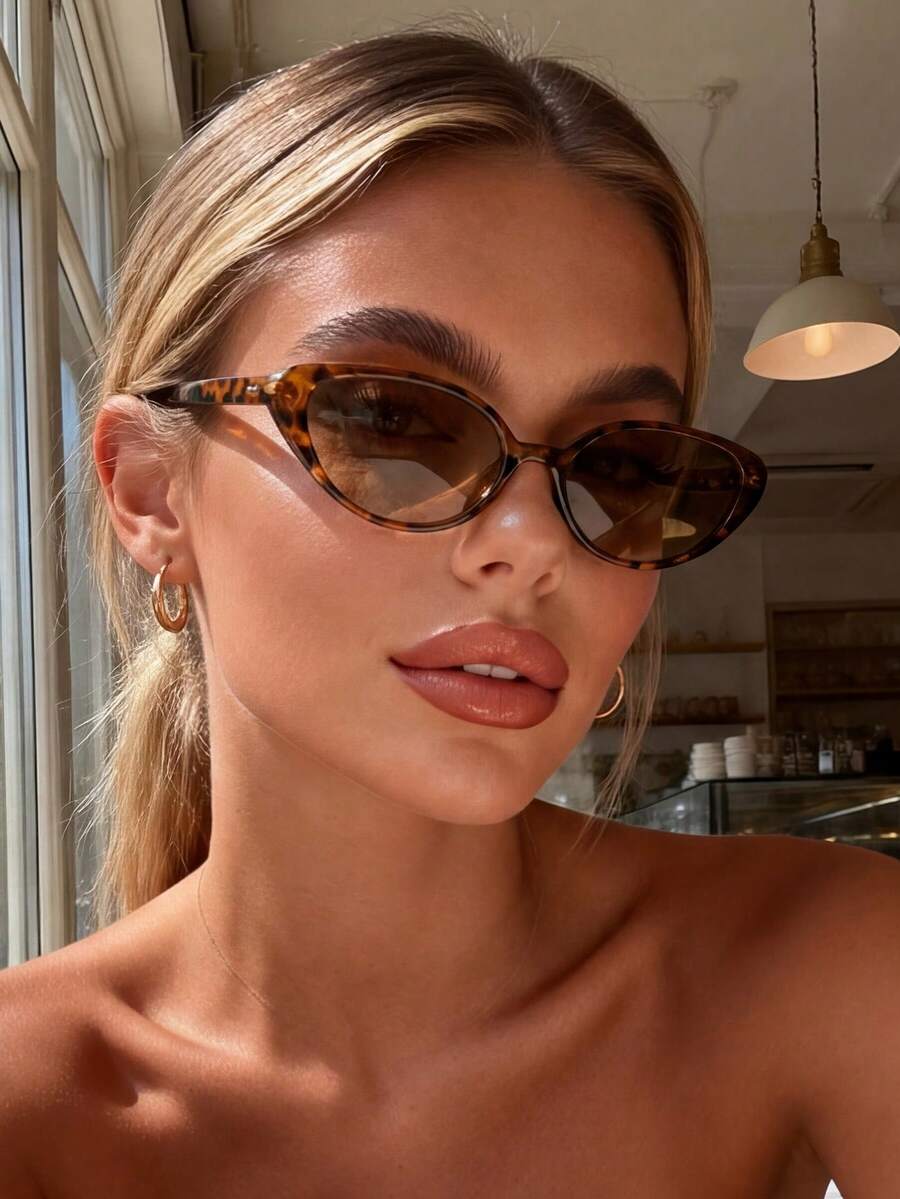 Lunettes Cat Eye Léopard
