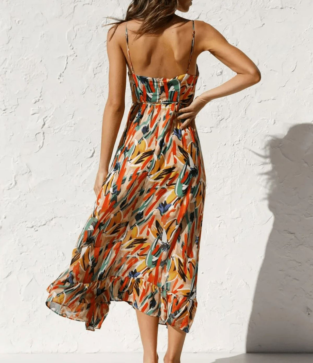 Robe Midi Éclat Coloré