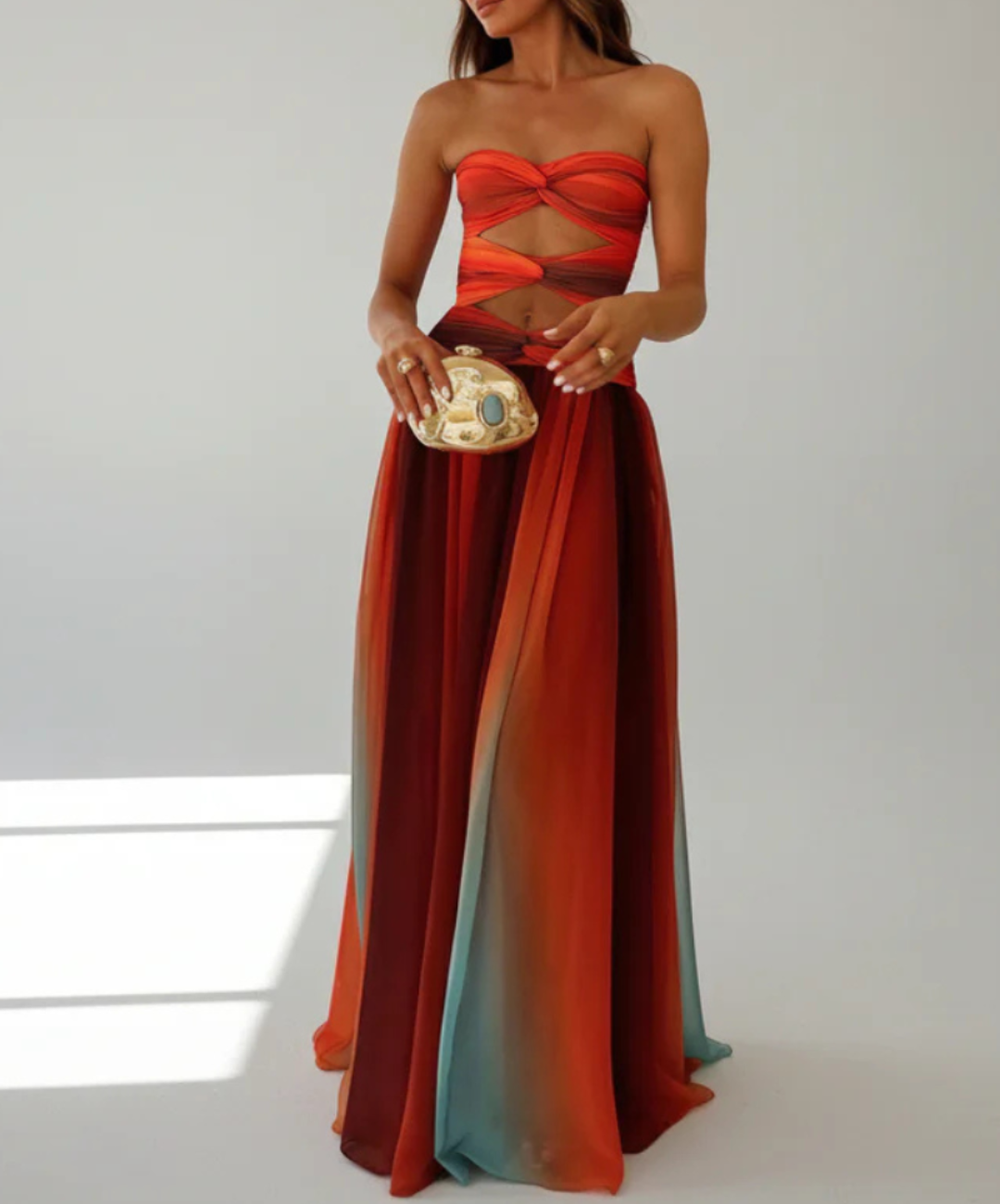 Robe Maxi Élégante Lila