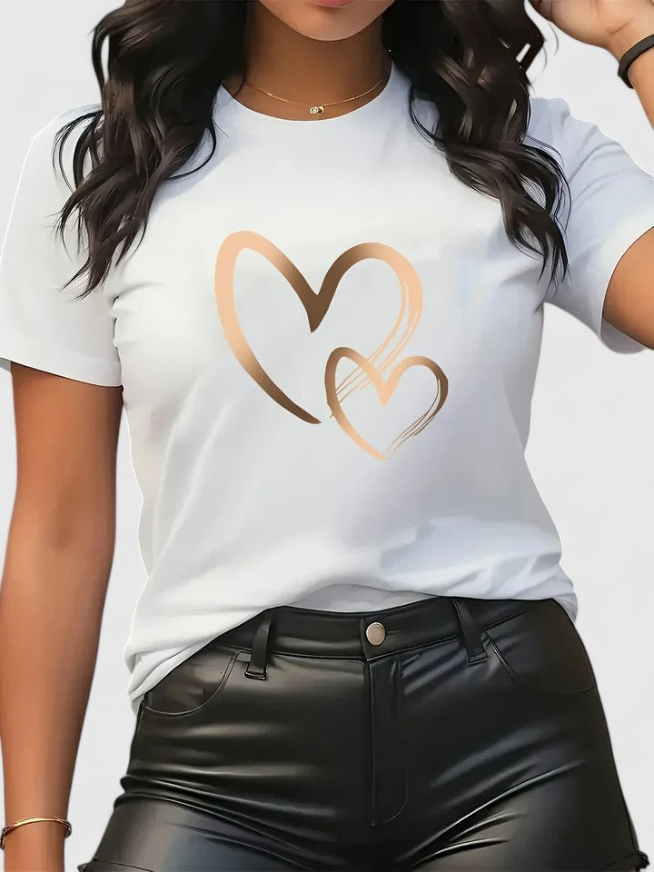 T-shirt Confortable à Manches Courtes Lea