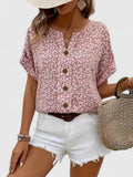 Haut Floral Élégant D'Été Camille