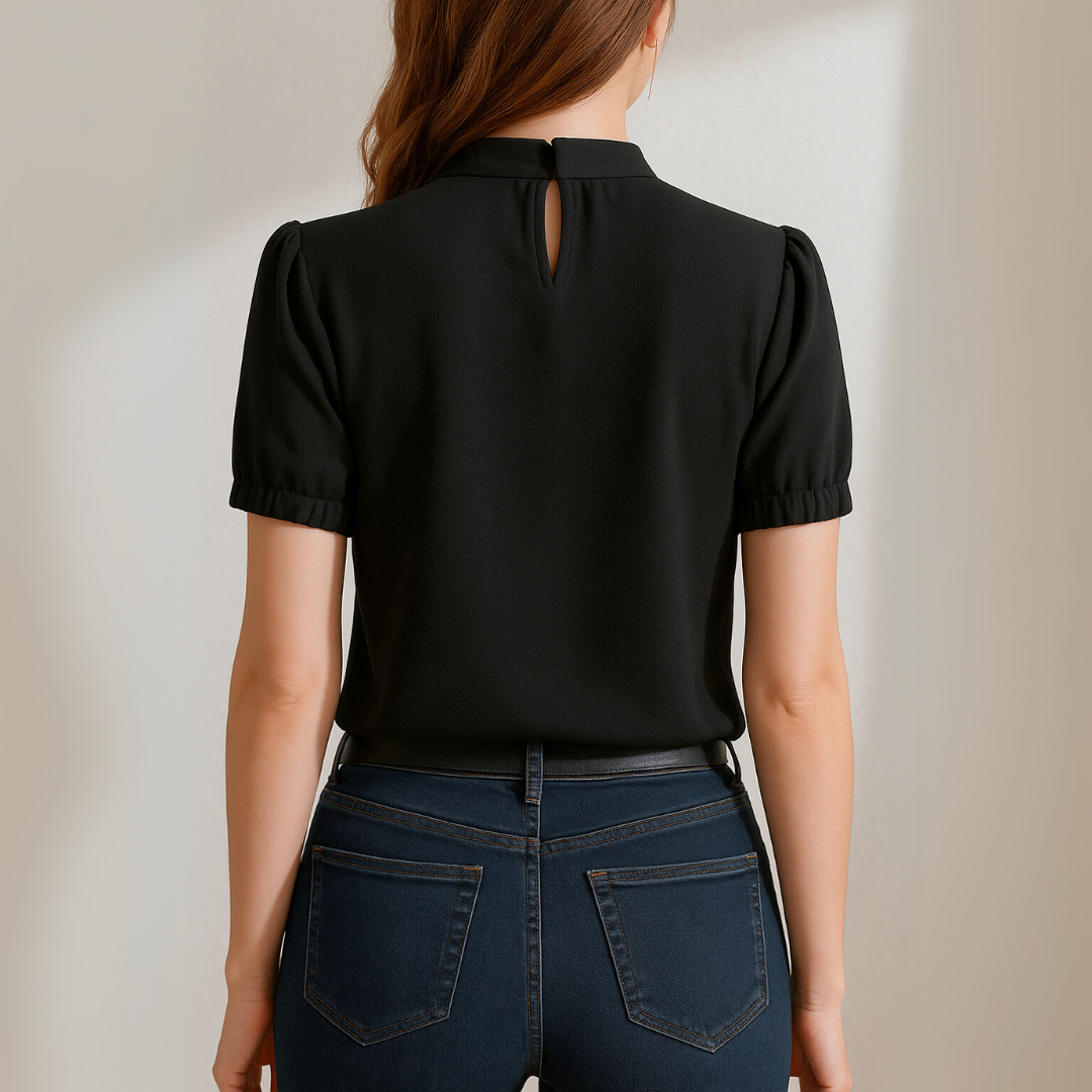 Inga - Blouse Plissée Élégante