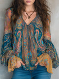 Sara - Blouse Bohémienne en Chiffon