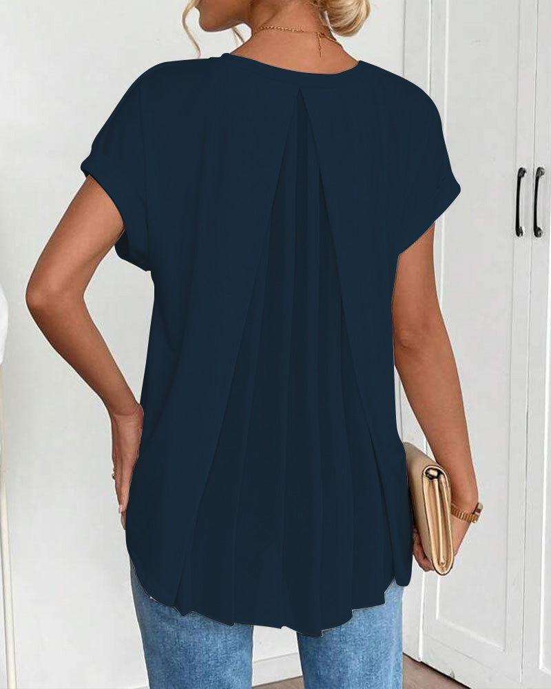 T-shirt Patchwork Décontracté Estella