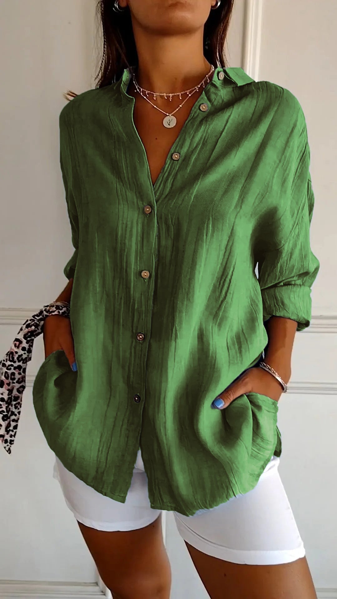 Krisha - Blouse Oversized Élégante