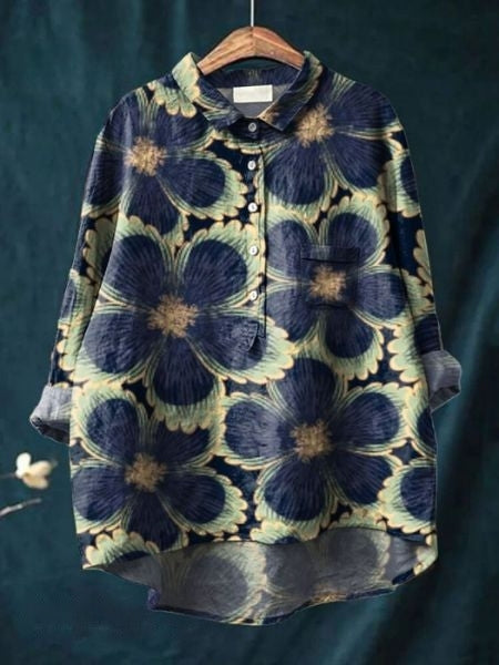 Blouse Florale Élégante Lila