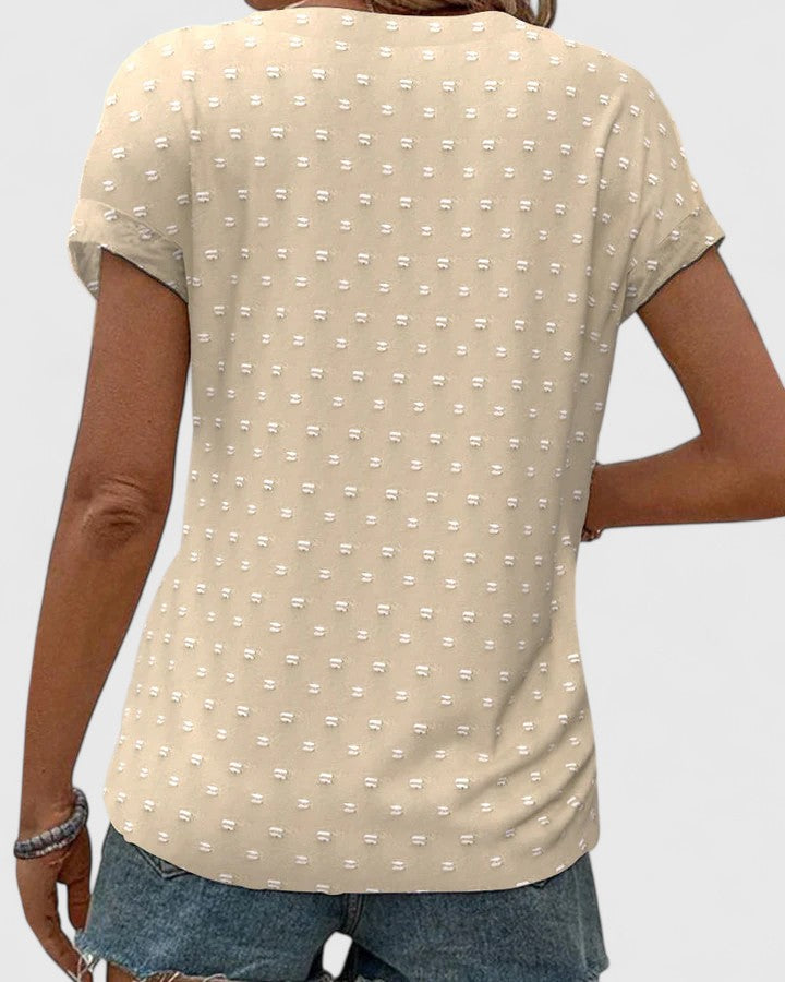 Chemise Col en V Confortable Celena