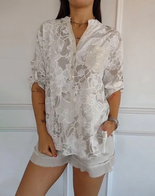 Blouse à Imprimé Floral Lotte