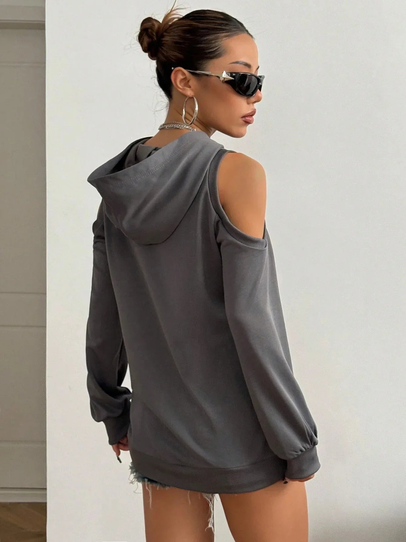 Sweat Épaules Ajourées Camélia