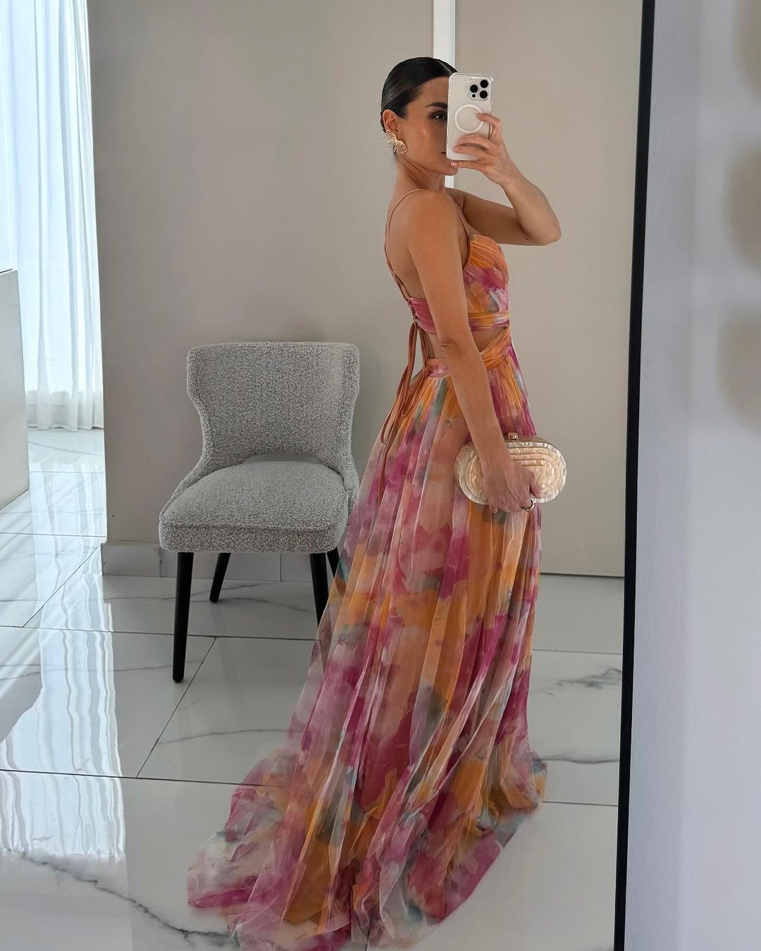 Robe Maxi Élégance Florale