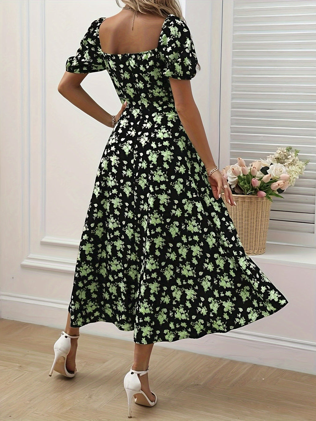 Robe Élégante Florale Chloé