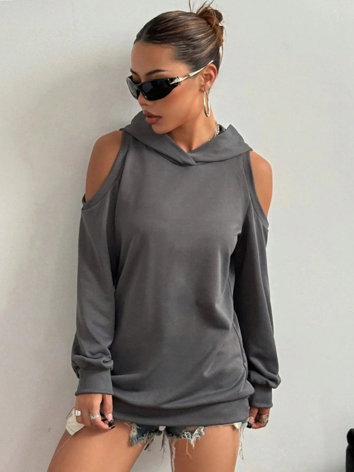 Sweat Épaules Ajourées Camélia