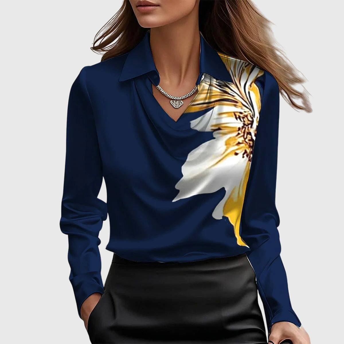 Blouse Brillante et Élégante Sylvie