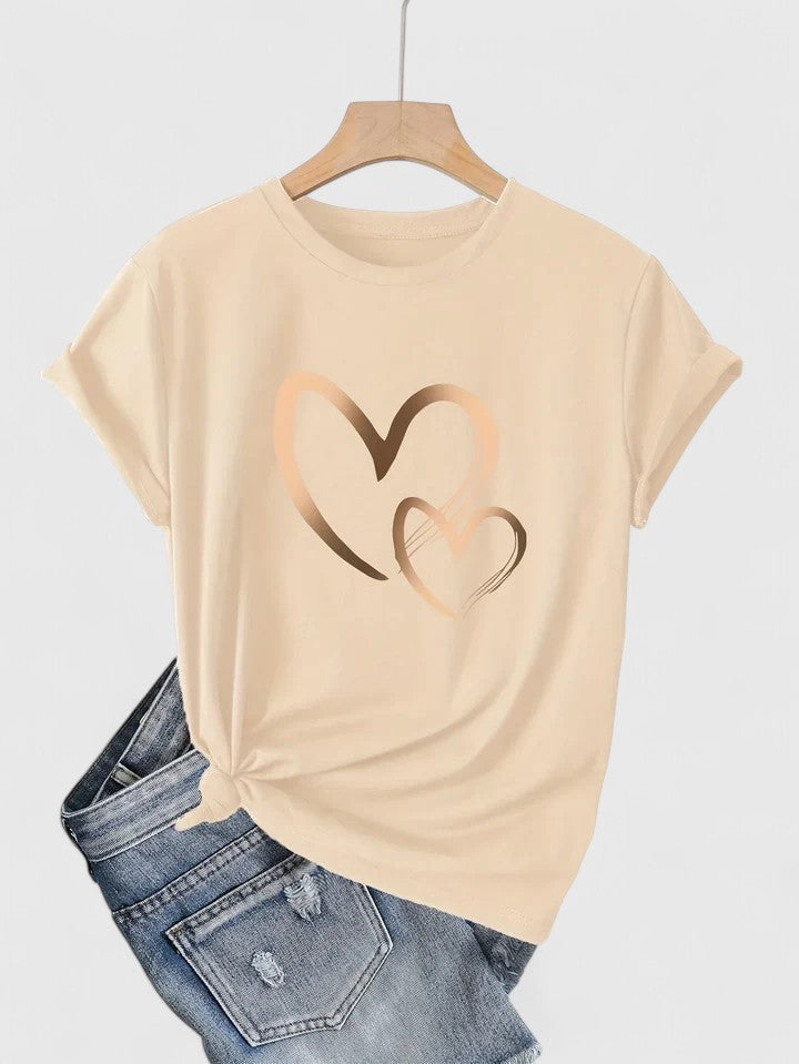 T-shirt Confortable à Manches Courtes Lea