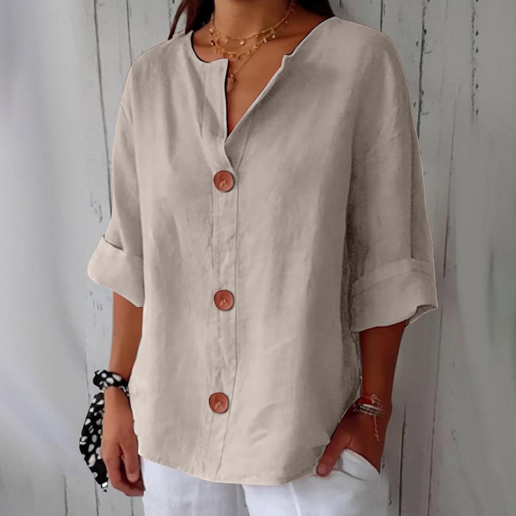 Blouse en Lin Décontractée Clara