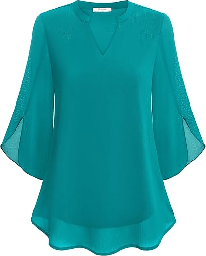 Blouse en Chiffon A-ligne Petra