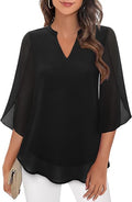 Blouse en Chiffon A-ligne Petra