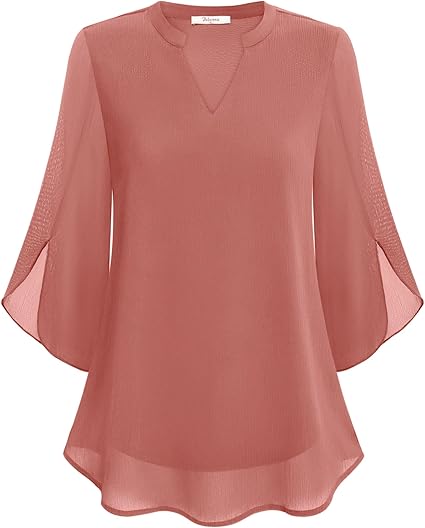Blouse en Chiffon A-ligne Petra