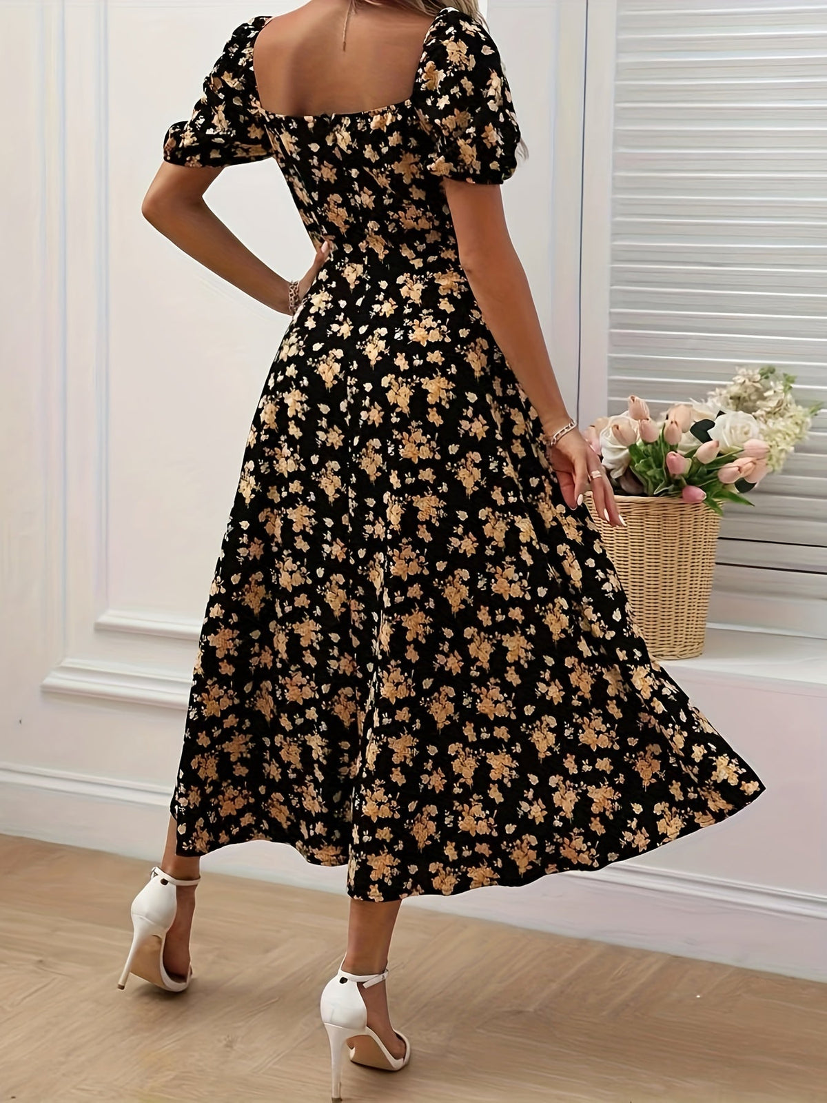 Robe Élégante Florale Chloé