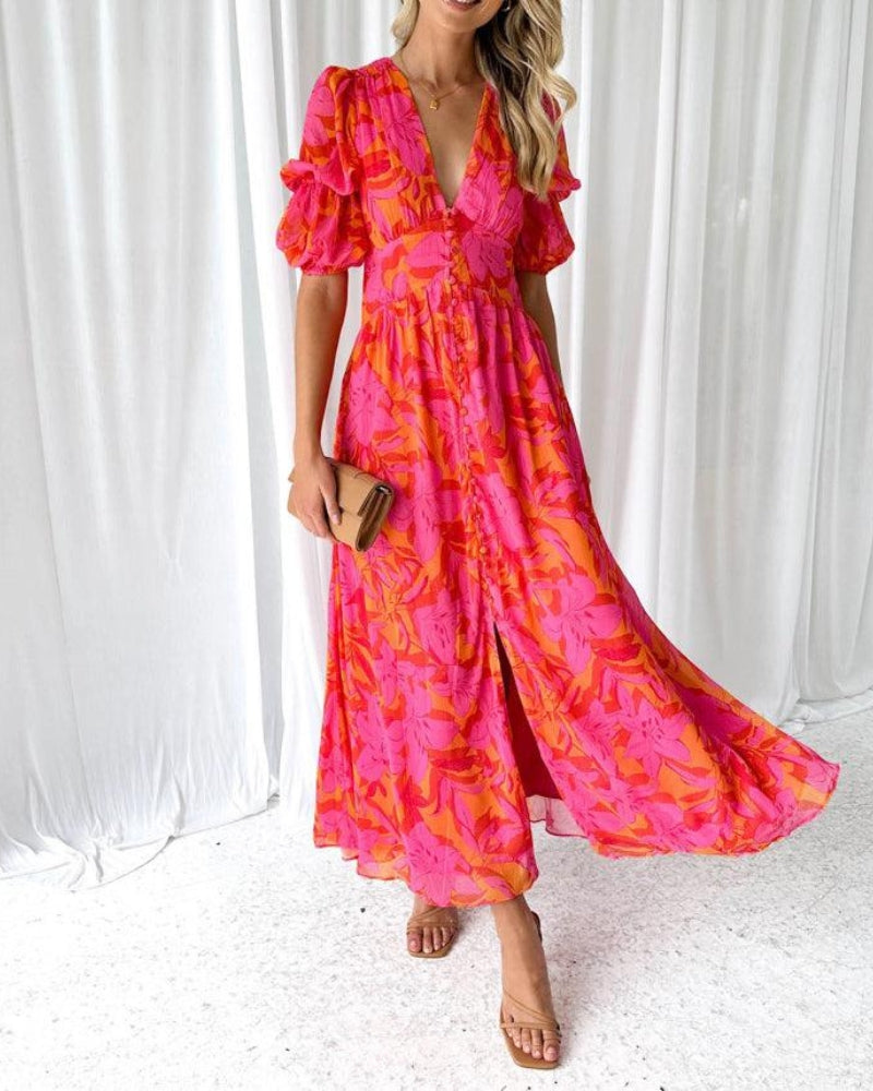 Robe Maxi Éclat Solaire