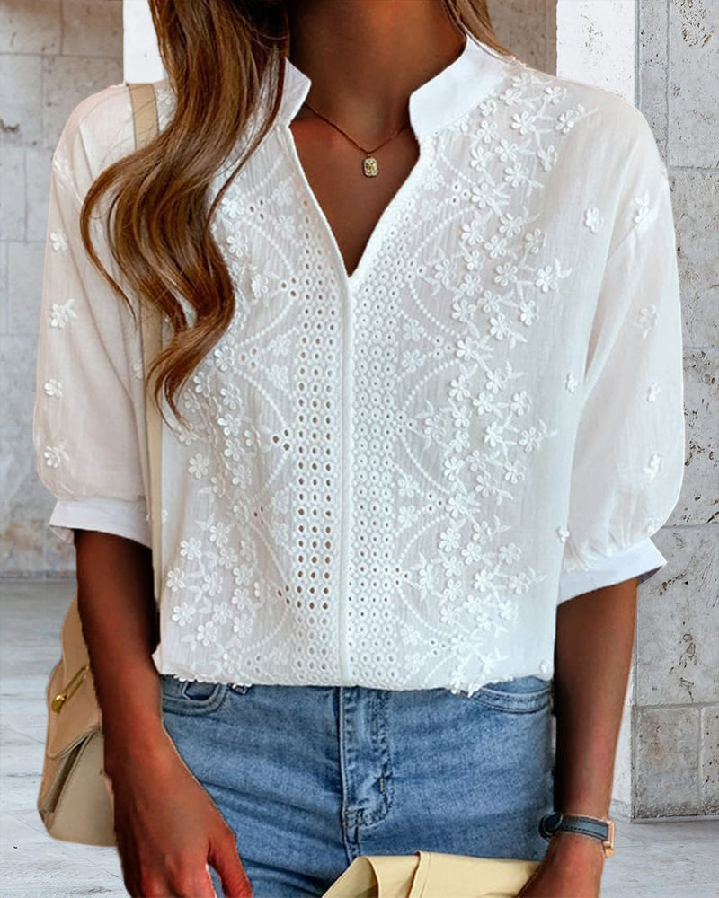 Blouse Manches Bouffantes Ella