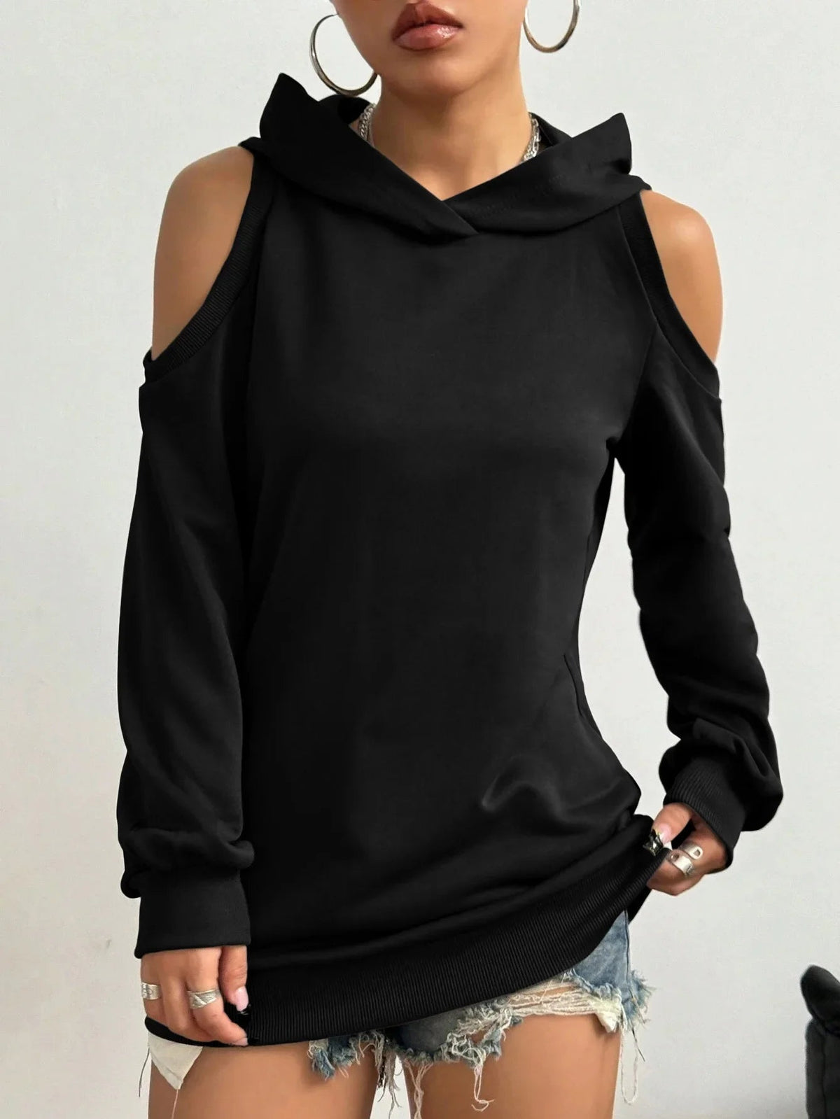 Sweat Épaules Ajourées Camélia
