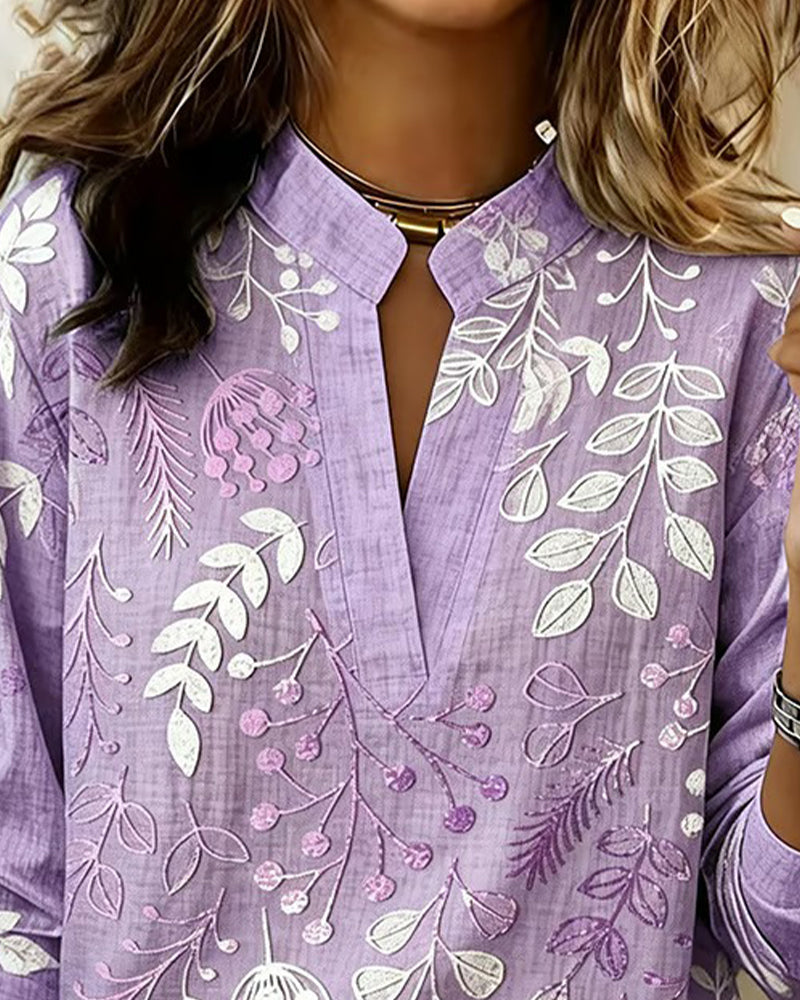 Eleni - Blouse Florale Élégante