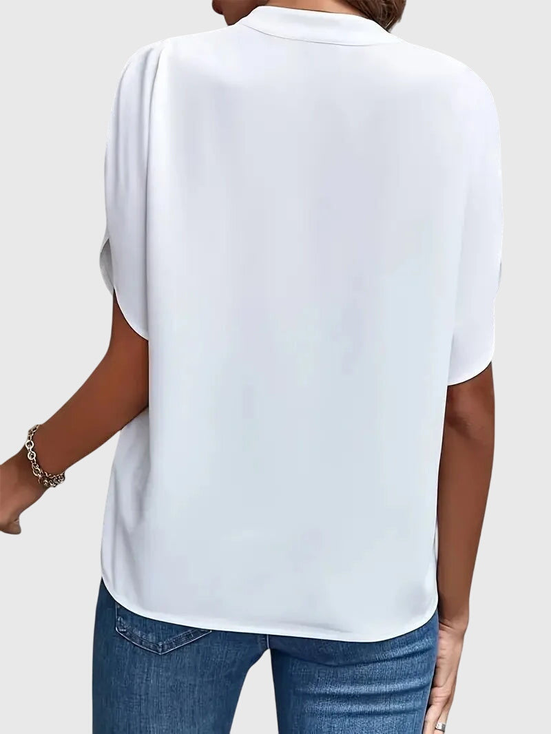 Chemise Col en V Douce et Élégante Manon