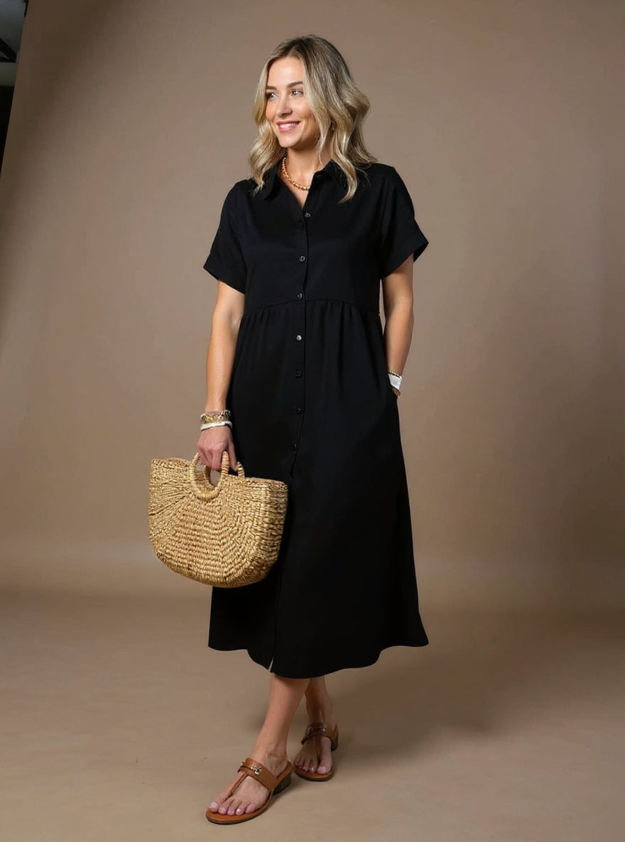 Robe Rayée Élégante Claire