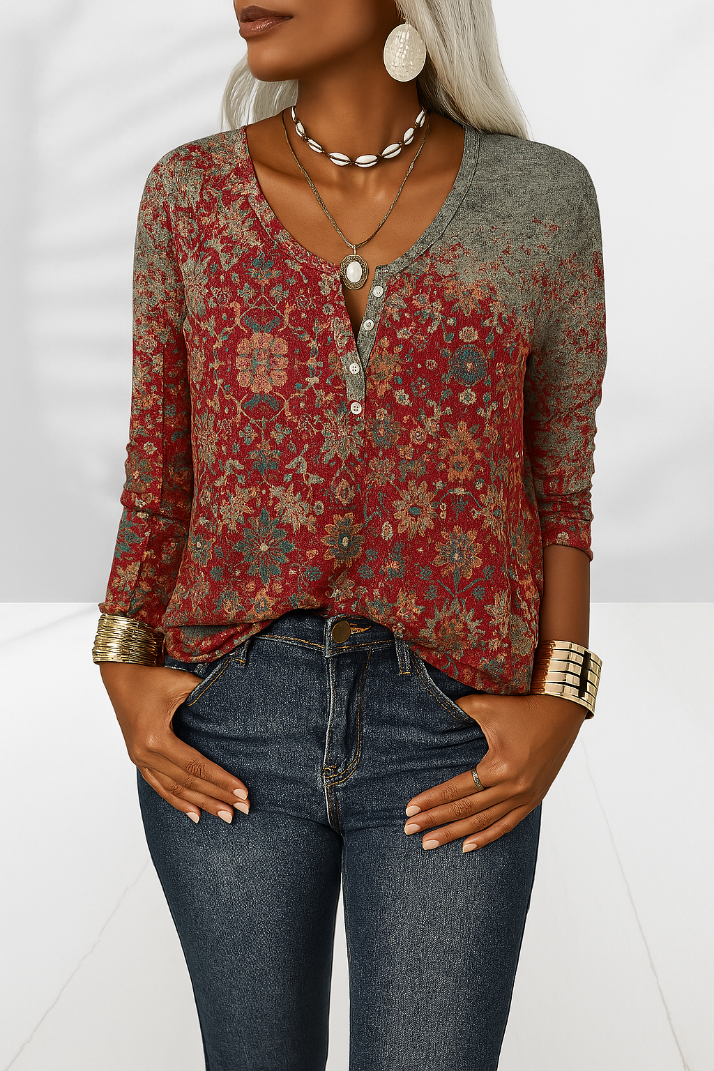 Blouse Boho Élégante Alina